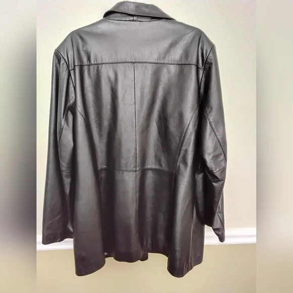 Wilsons Leather Jacket BLACK SIZE 2X - Picture 4 of 5